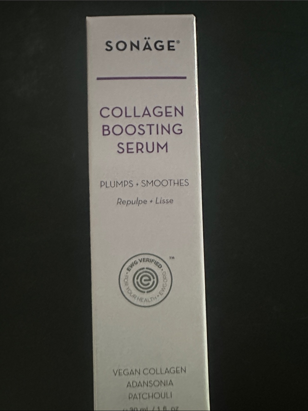 Collagen Boosting Serum - White/Purple